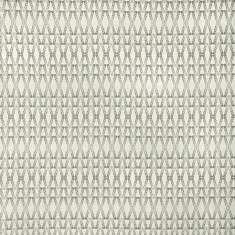 CAROLINE CECIL TEXTILES - KETUT- BLACK/NATURAL - Fabric by the Yard BLACK/NATURAL