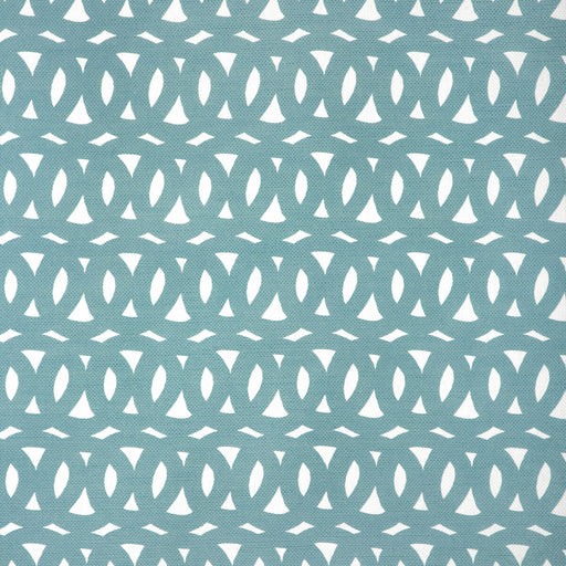 CAROLINE CECIL TEXTILES - LOOP- DENIM/OYSTER - Fabric by the Yard DENIM/OYSTER