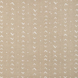 CAROLINE CECIL TEXTILES - TITIK- WHITE/NATURAL - Fabric by the Yard