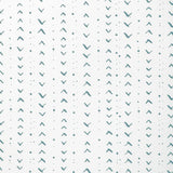 CAROLINE CECIL TEXTILES - TITIK- DENIM/OYSTER - Fabric by the Yard