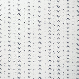 CAROLINE CECIL TEXTILES - TITIK- DARK NAVY/OYSTER - Fabric by the Yard
