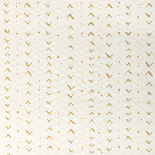 CAROLINE CECIL TEXTILES - TITIK- COGNAC/OYSTER - Fabric by the Yard COGNAC/OYSTER