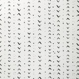 CAROLINE CECIL TEXTILES - TITIK- BLACK/OYSTER - Fabric by the Yard