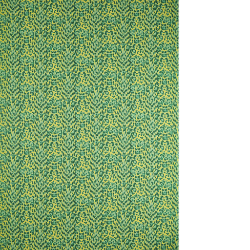 CLARKE AND CLARKE - FELIS - LIME - Fabric By The YARD