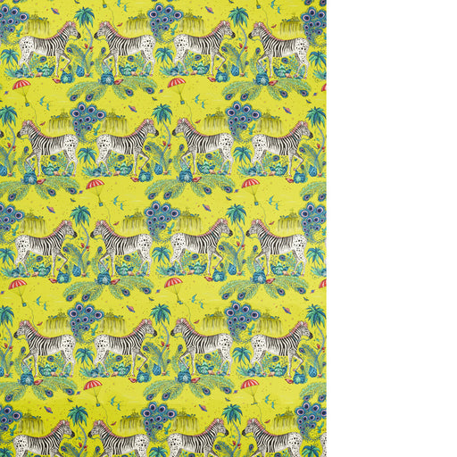 CLARKE AND CLARKE - LOST WORLD - LIME - Fabric By The YARD