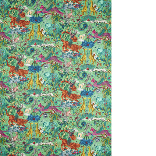 CLARKE AND CLARKE - PARADISE LOST - GREEN - Fabric By The YARD