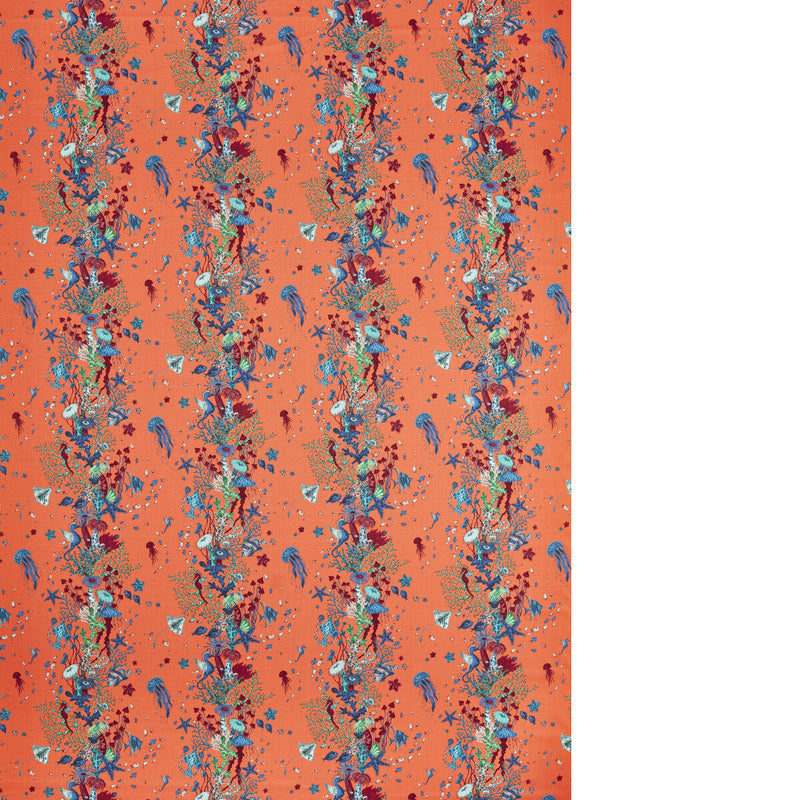 CLARKE AND CLARKE - SEAFOREST - PEACH - Fabric By The YARD
