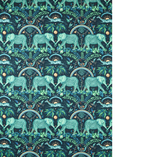 CLARKE AND CLARKE - ZAMBEZI - TEAL - Fabric By The YARD