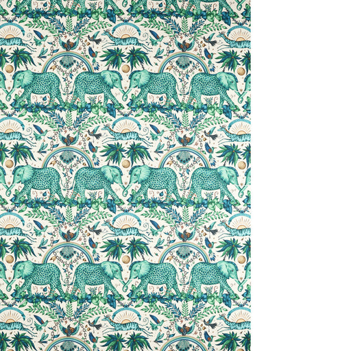 CLARKE AND CLARKE - ZAMBEZI - GREEN - Fabric By The YARD