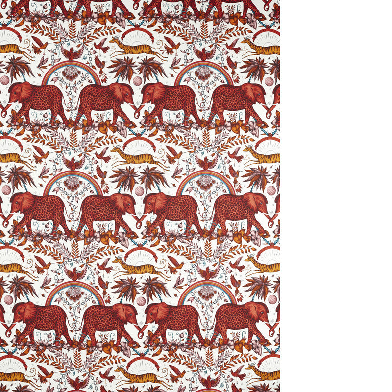 CLARKE AND CLARKE - ZAMBEZI - FLAME - Fabric By The YARD