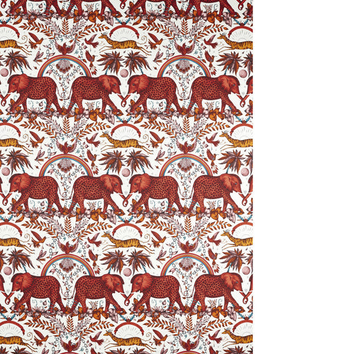 CLARKE AND CLARKE - ZAMBEZI - FLAME - Fabric By The YARD