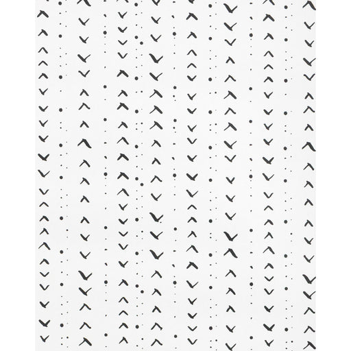 CAROLINE CECIL TEXTILES - TITIK WP- BLACK - Wallcovering by the Roll BLACK