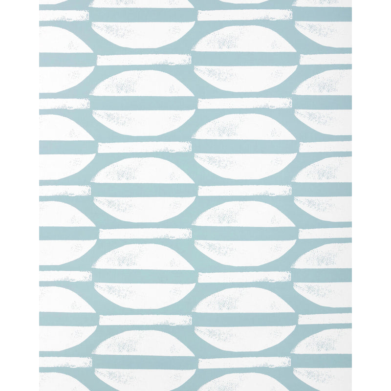 CAROLINE CECIL TEXTILES - RAJA WP- DENIM - Wallcovering by the Roll DENIM