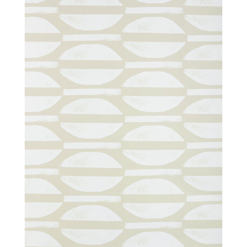 CAROLINE CECIL TEXTILES - RAJA WP- LINEN - Wallcovering by the Roll LINEN