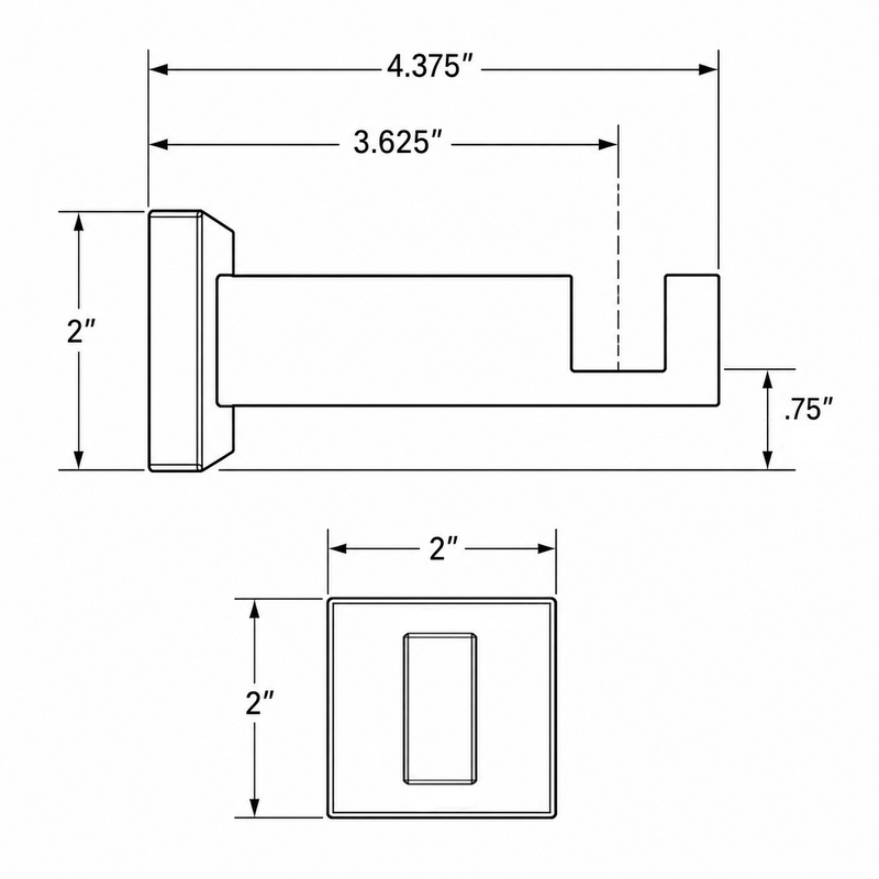 Build Your Own Rectangular Drapery Hardware Rod Set