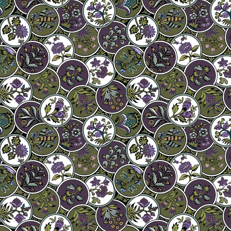 RM Coco - Cloisonne - Fabric by the Yard - Samples Available Upon Request
