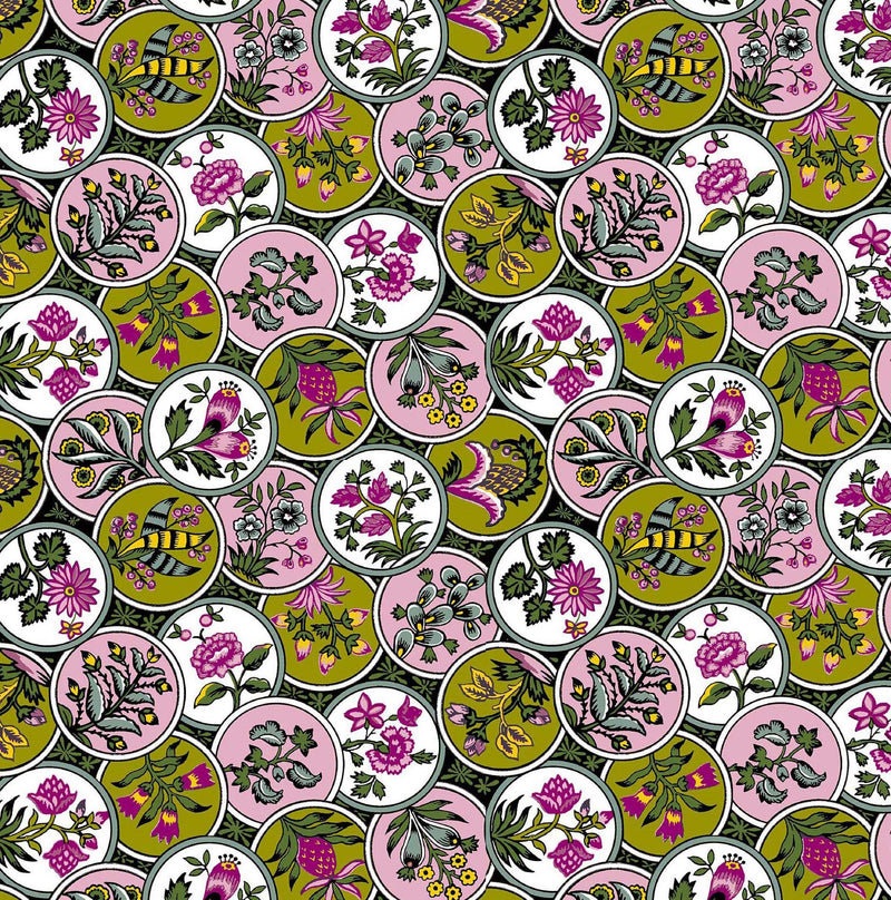 RM Coco - Cloisonne - Fabric by the Yard - Samples Available Upon Request