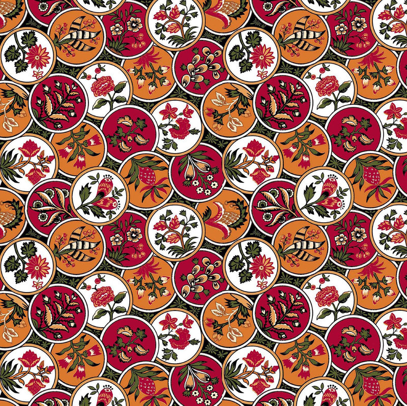 RM Coco - Cloisonne - Fabric by the Yard - Samples Available Upon Request