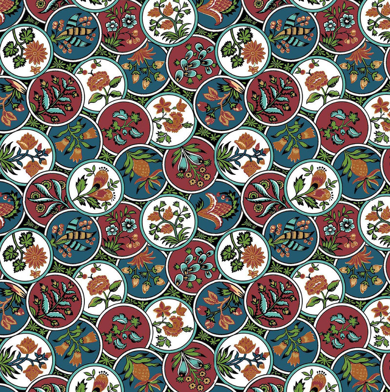 RM Coco - Cloisonne - Fabric by the Yard - Samples Available Upon Request