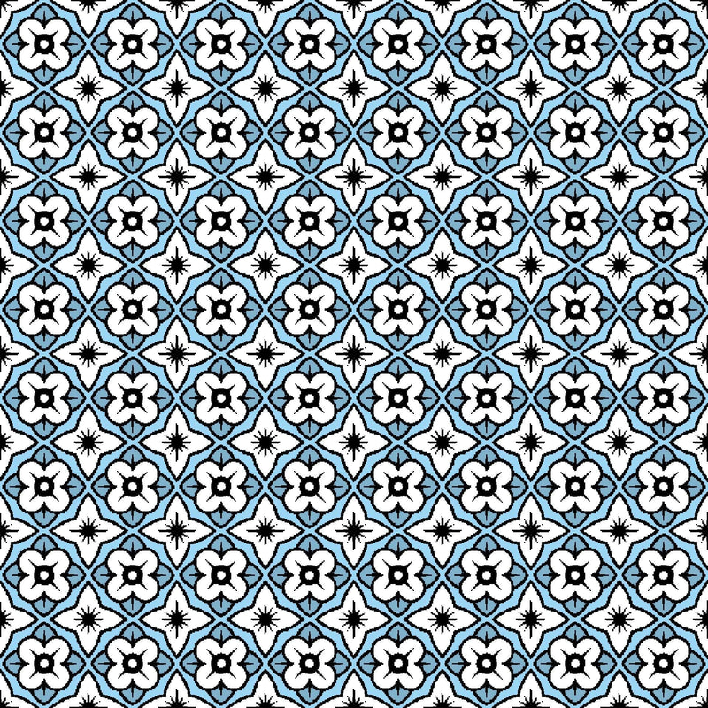 RM Coco - Cool Cat Trellis - Fabric by the Yard - Samples Available Upon Request