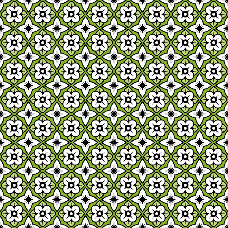 RM Coco - Cool Cat Trellis - Fabric by the Yard - Samples Available Upon Request