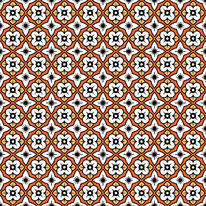 RM Coco - Cool Cat Trellis - Fabric by the Yard - Samples Available Upon Request