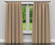 Charlotte - D100 - Wheat Plaid - Fabric by the Yard - D100 - D100_Drapery