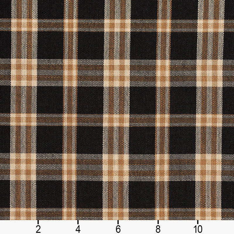 Charlotte - D103 - Onyx Plaid - Fabric by the Yard - D103 - D103_Ruler