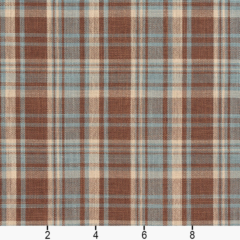 Charlotte - D104 - Cornflower Plaid - Fabric by the Yard - D104 - D104_Ruler