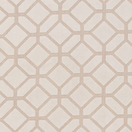 Charlotte - D1066 - Ivory Geometric - Fabric by the Yard Ivory Geometric