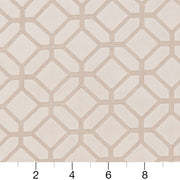 Charlotte - D1066 - Ivory Geometric - Fabric by the Yard - D1066 - D1066_Ruler