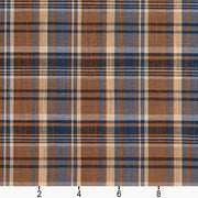 Charlotte - D106 - Indigo Plaid - Fabric by the Yard - D106 - D106_Ruler