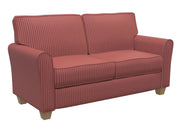 Charlotte - D108 - Brick Pinstripe - Fabric by the Yard - D108 - D108_Furniture