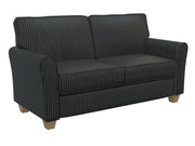 Charlotte - D110 - Onyx Pinstripe - Fabric by the Yard - D110 - D110_Furniture