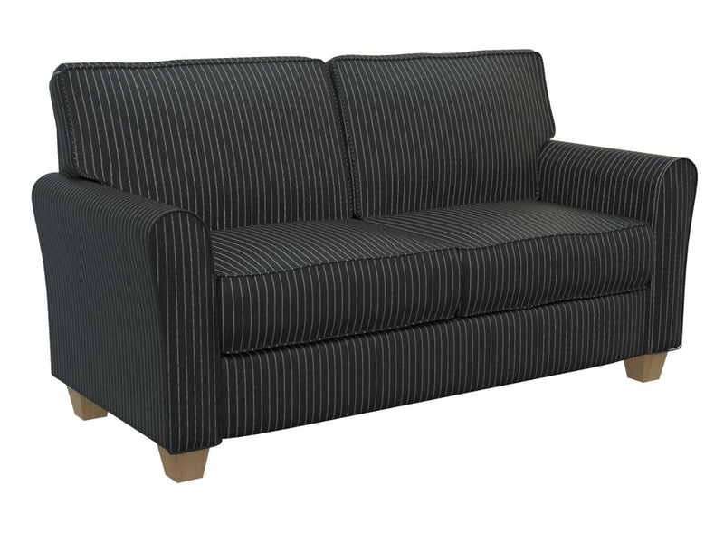 Charlotte - D110 - Onyx Pinstripe - Fabric by the Yard - D110 - D110_Furniture