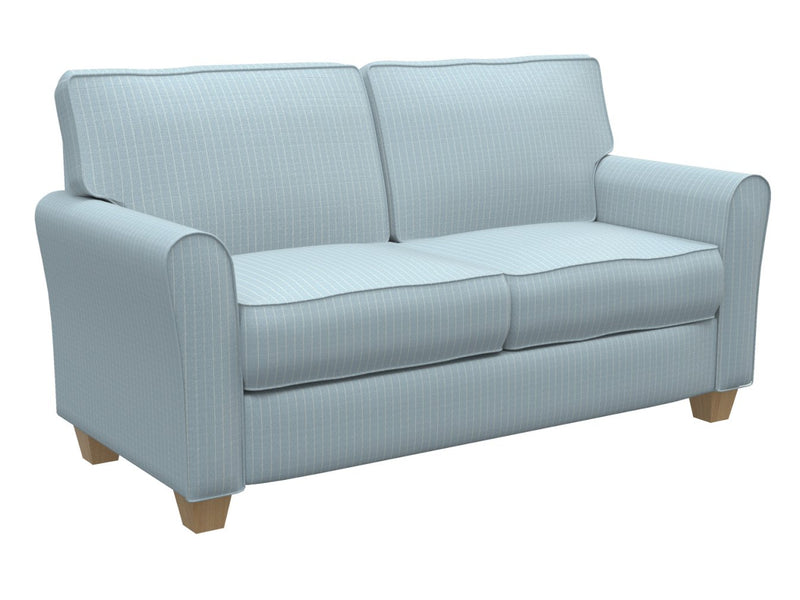Charlotte - D111 - Cornflower Pinstripe - Fabric by the Yard - D111 - D111_Furniture