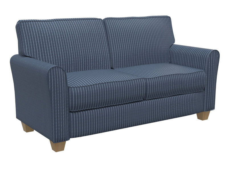 Charlotte - D113 - Indigo Pinstripe - Fabric by the Yard - D113 - D113_Furniture