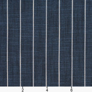 Charlotte - D113 - Indigo Pinstripe - Fabric by the Yard - D113 - D113_Ruler