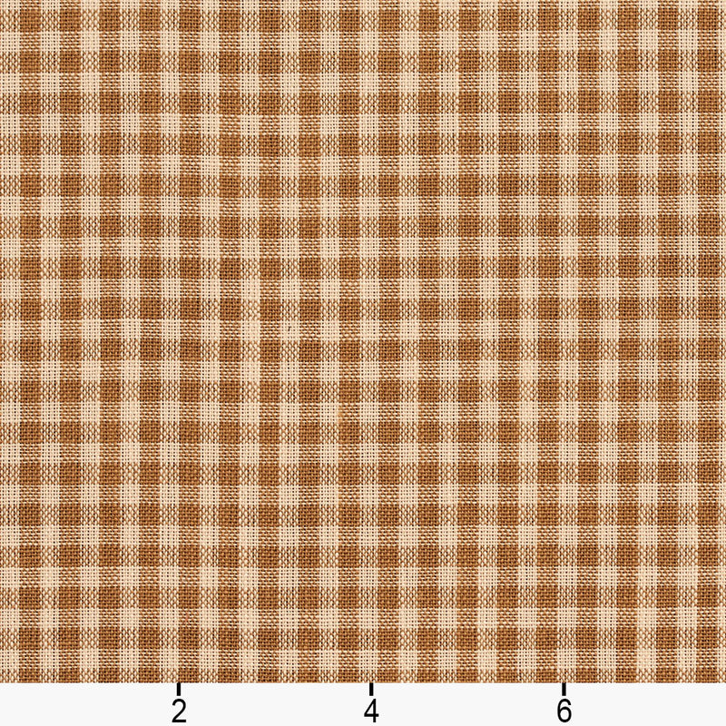 Charlotte - D114 - Wheat Gingham - Fabric by the Yard - D114 - D114_Ruler