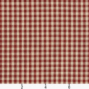 Charlotte - D115 - Brick Gingham - Fabric by the Yard - D115 - D115_Ruler