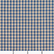 Charlotte - D116 - Wedgewood Gingham - Fabric by the Yard - D116 - D116_Ruler