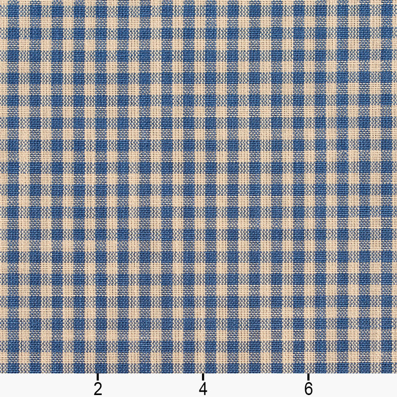 Charlotte - D116 - Wedgewood Gingham - Fabric by the Yard - D116 - D116_Ruler