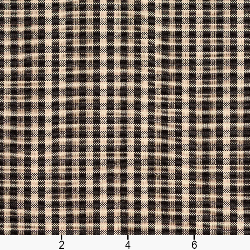 Charlotte - D117 - Onyx Gingham - Fabric by the Yard - D117 - D117_Ruler