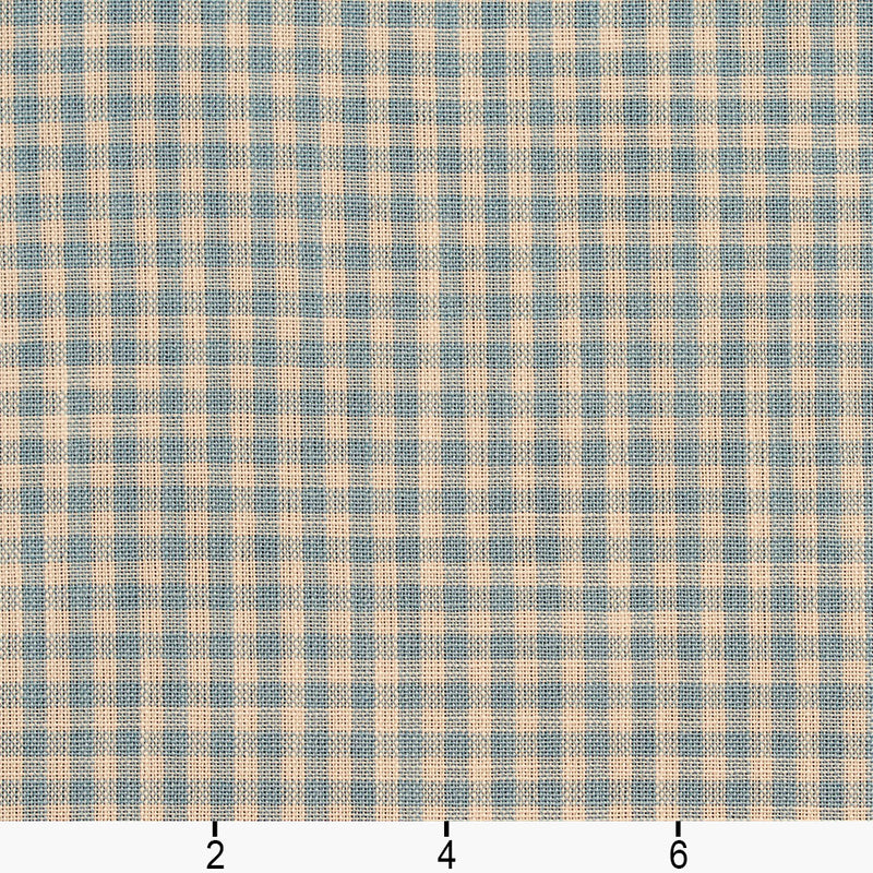Charlotte - D118 - Cornflower Gingham - Fabric by the Yard - D118 - D118_Ruler