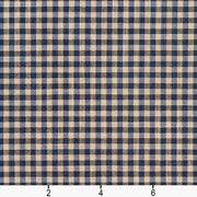 Charlotte - D120 - Indigo Gingham - Fabric by the Yard - D120 - D120_Ruler