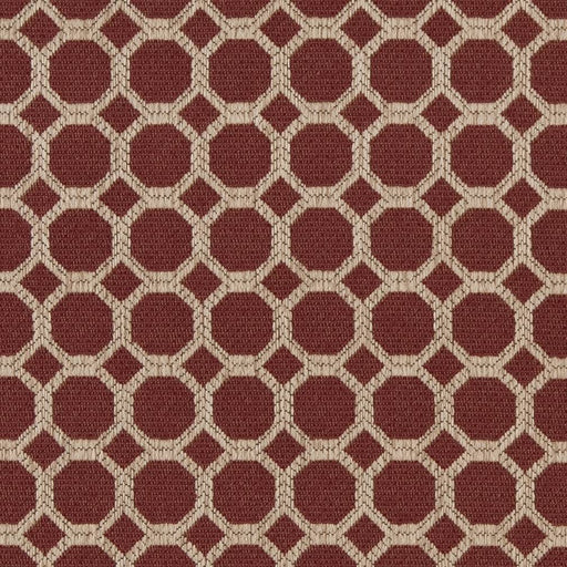 Charlotte - D1226 - Burgundy Honeycomb - Fabric by the Yard Burgundy Honeycomb