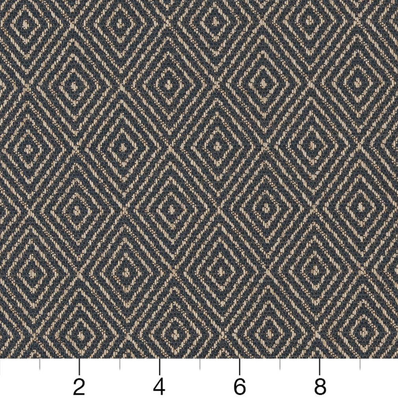 Charlotte - D1242 - Indigo Diamond - Fabric by the Yard - D1242 - D1242_Ruler