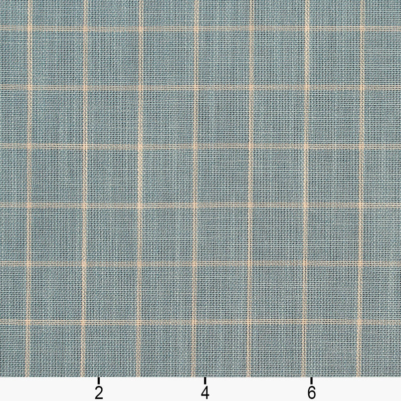 Charlotte - D125 - Cornflower Checkerboard - Fabric by the Yard - D125 - D125_Ruler