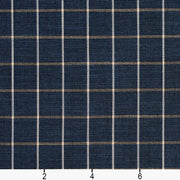 Charlotte - D127 - Indigo Checkerboard - Fabric by the Yard - D127 - D127_Ruler