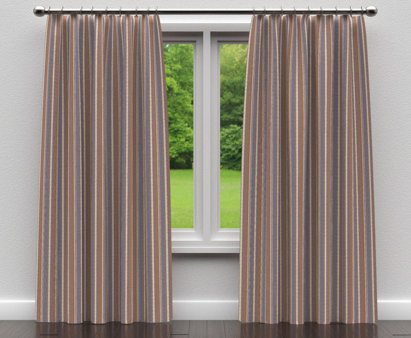 Charlotte - D130 - Wedgewood Stripe - Fabric by the Yard - D130 - D130_Drapery